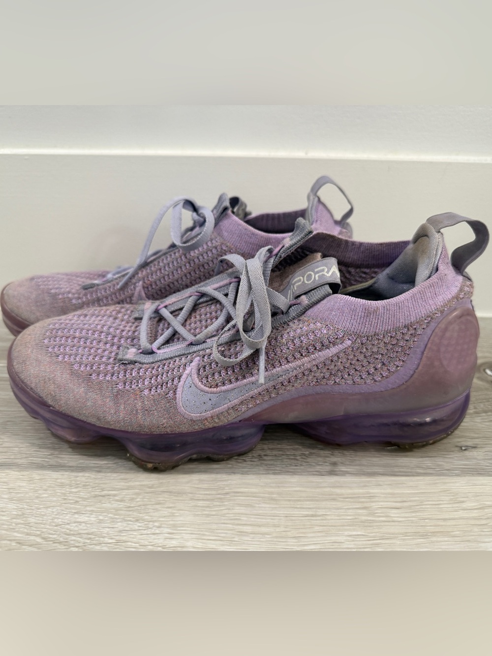 Nike Air Vapor Max 2021 Flyknit Day To Night’ Amethyst Ash Purple  Wms 9.5 Men 8